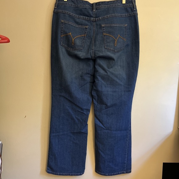 JMS Just My Size Boot Cut Medium Wash Womens Blue Jeans Sz 18W - Picture 2 of 16